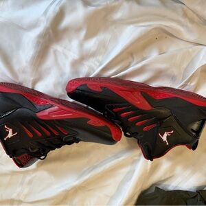 Black and Red Athletic Sneakers